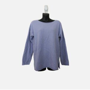 Johnny Was size Medium Amber Stitched Pullover Cashmere Sweater Lilac